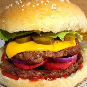 همبرگر گوشت